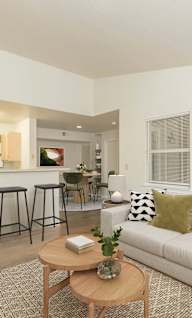living room with a white couch at Crosspoint Oaks at Boerne, Texas, 78006