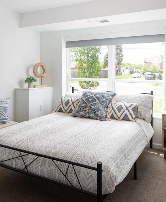 a 1 bedroom floor plan  unit a