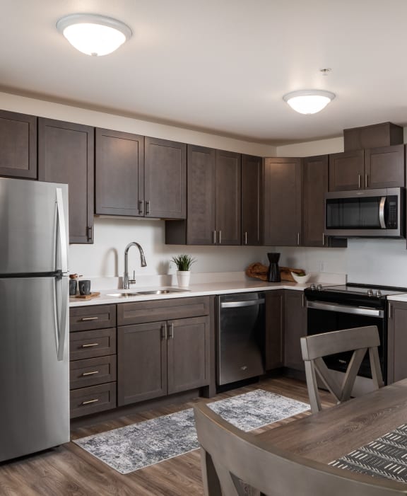 a 1 bedroom floor plan  unit a