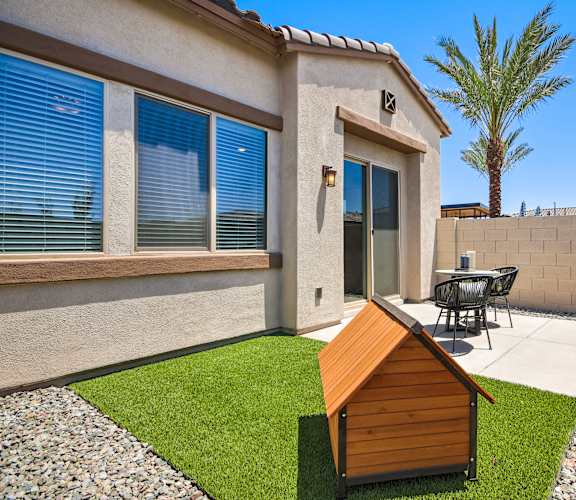 Backyard at Avilla Enclave, Mesa, AZ
