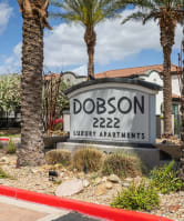 Decorated Entry Sign at Dobson 2222, Chandler, Arizona