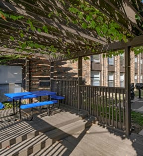 Ridgewood Arches Apartments in Minneapolis, MN Outdoor Picnic Seating
