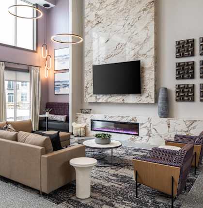 Clubhouse Lounge at The Edison at Woodbury, Woodbury, 55129