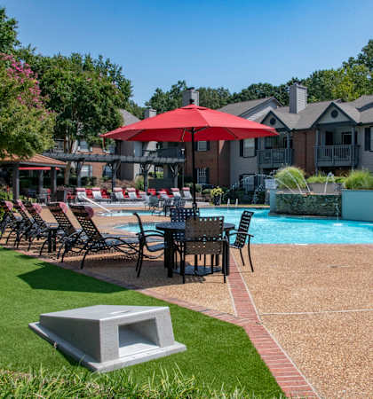 Residential Swimming Pool at The Edge of Germantown, Tennessee