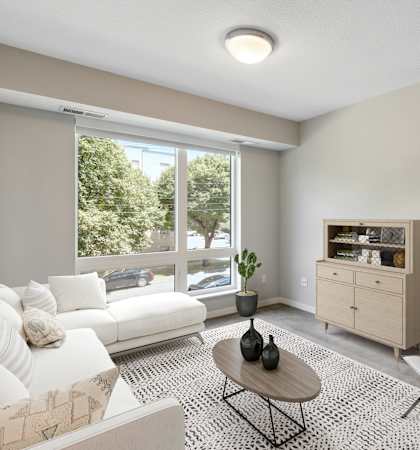 Living Room Interior at The Whit, Minneapolis, MN