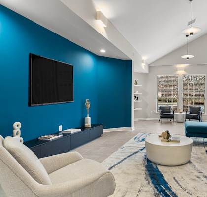 Clubhouse seating area at Autumn Woods, Bladensburg, MD, 20710