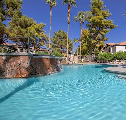 Apartment Swimming Pool at Spin Apartments, Las Vegas, NV, 89110