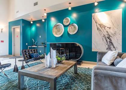 Clubhouse with Lounge area at Vintage Park Apartments, Texas