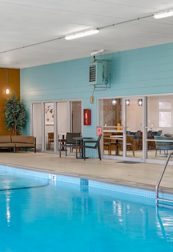 the swimming pool at the comfort inn  suites at Hamline Terrace, Roseville, MN, 55113
