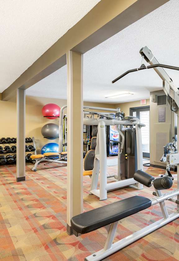 fitness room at The Kendrick, St. Paul, Minnesota
