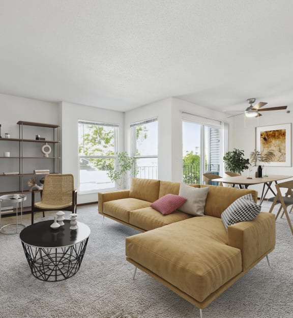 Modern Living Room at Eden Commons, Minnesota, 55344