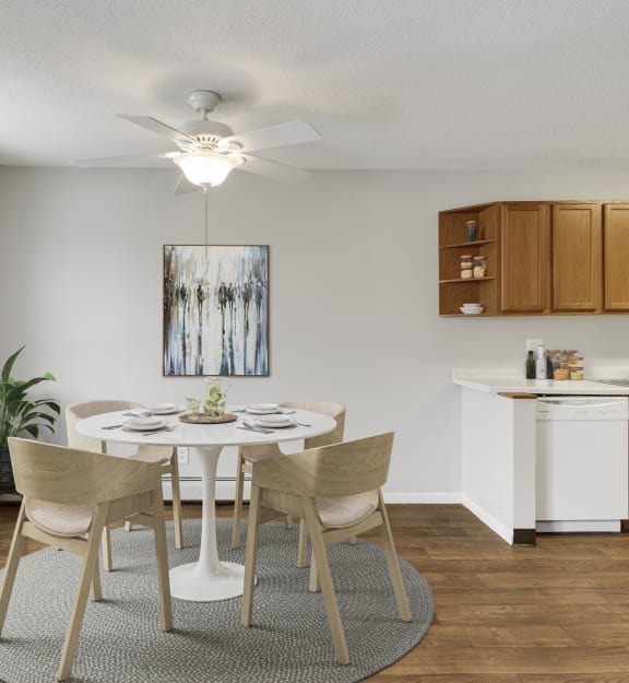 Dining And Kitchen at Medicine Lake Apartments, Plymouth, 55441