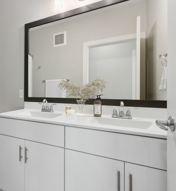 Bathroom at The Whit Apartments in Minneapolis, MN