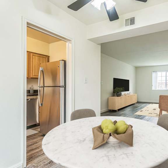 Bedroom With Expansive Windows at The Fields of Silver Spring, Maryland