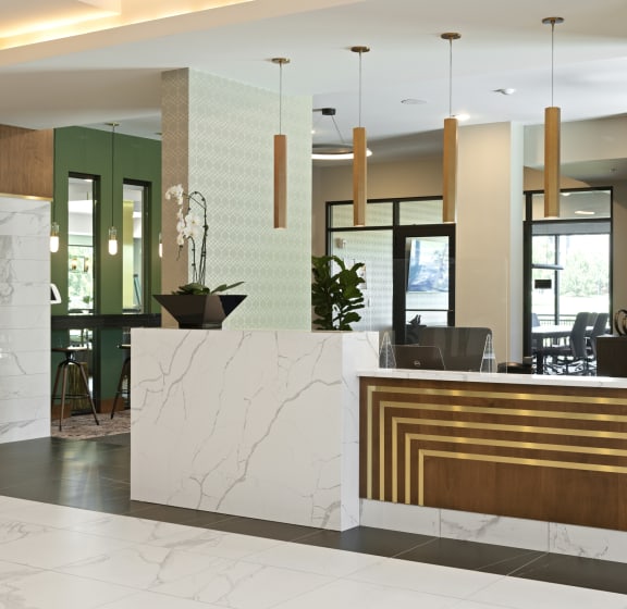 Concierge Desk at Nuvelo at Parkside, Apple Valley, MN, Minnesota