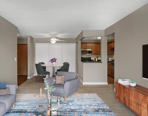 Living And Dining Area at Valley Pond, Minnesota