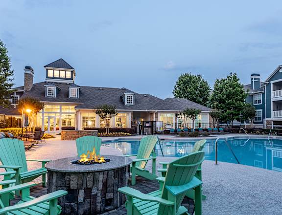 take a dip in the resort style pool at ascend at woodbury new luxury apartments in wood