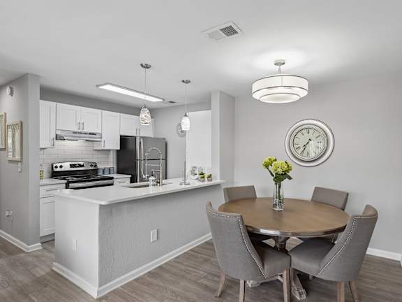 Fully Equipped Kitchen In Clubhouse at The Baxly, Georgia , 31401