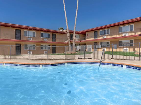 a large swimming pool at Oakridge Apartments, Antioch, CA