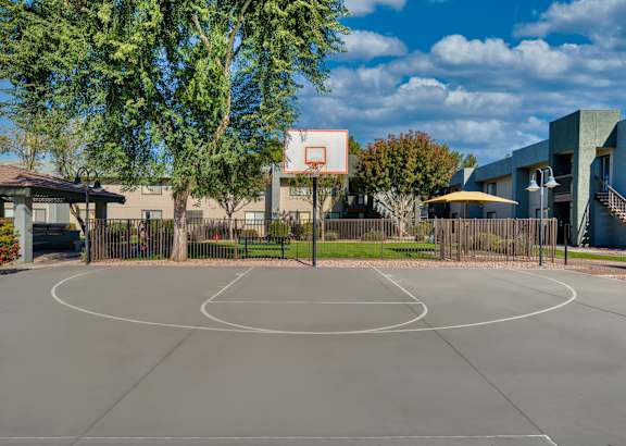 A basketball court at Tela Verde, Glendale, AZ