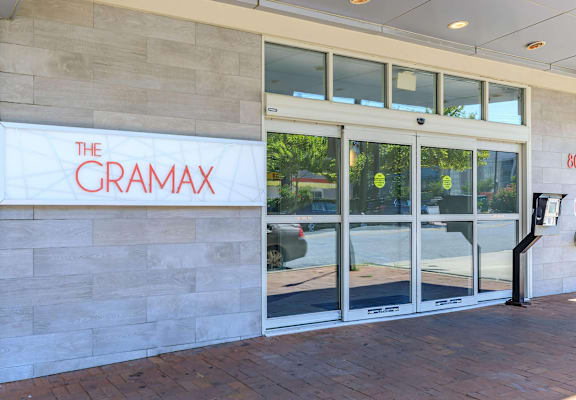 Signage at The Gramax, Silver Spring