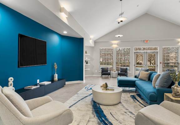 Clubhouse seating area at Autumn Woods, Bladensburg, MD, 20710