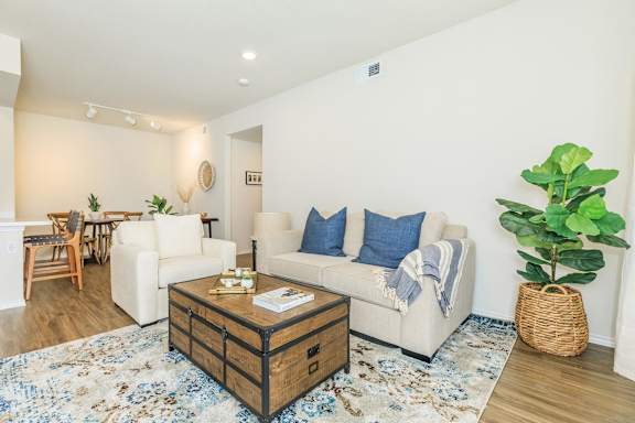 Modern Living Room at Cypress Creek at Hazelwood Street, Princeton, TX 75407
