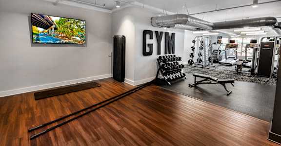 Gym at Mariposa Lofts, Atlanta, 30307