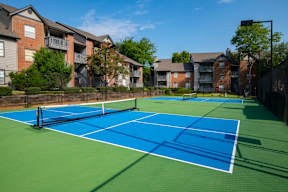 Community tennis court at The Edge of Germantown, Memphis, TN, 38120