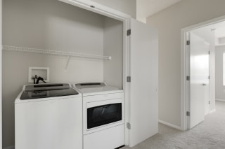 Energy Efficient Washer And Dryer Energy Efficient Washer And Dryer at Waterstone Place, Minnetonka, Minnesota