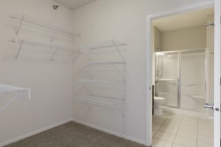Master walk-in closet Master walk-in closet at Waterstone Place, Minnetonka, MN