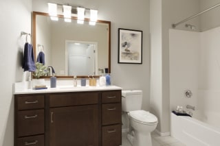 Custom Vanity Lights In Bathroom Custom Vanity Lights In Bathroom at Waterstone Place, Minnesota, 55305