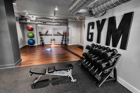 Gym at Mariposa Lofts, Atlanta, 30307