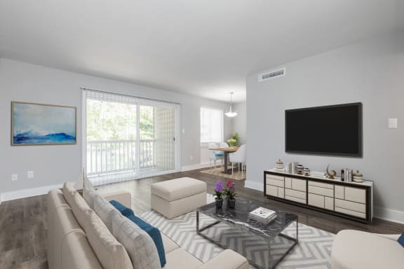 Living Room at Linkhorn Bay Apartments, Virginia Beach, 23451