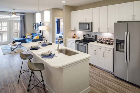 Chef Inspired Kitchen Islands  at The Baldwin at St. Paul Square, Texas