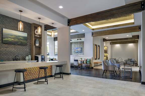community kitchen at The Baldwin at St. Paul Square, San Antonio, TX, 78205