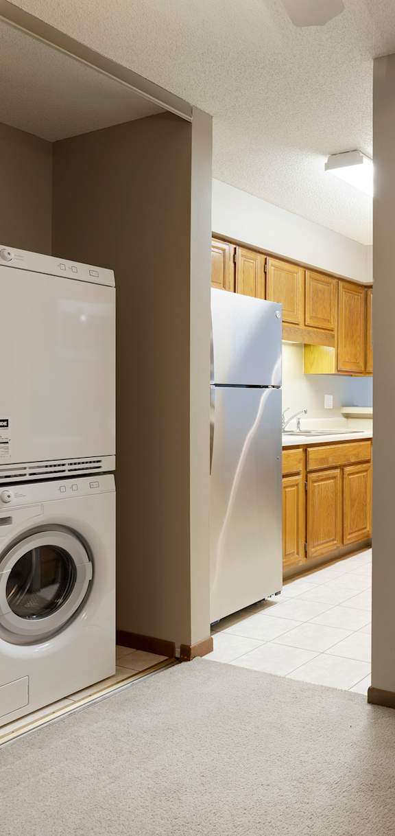 In-Unit Laundry at MacLaren Hill, St. Paul, Minnesota