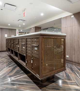 Locker Room at Park Heights by the Lake Apartments, Illinois, 60649