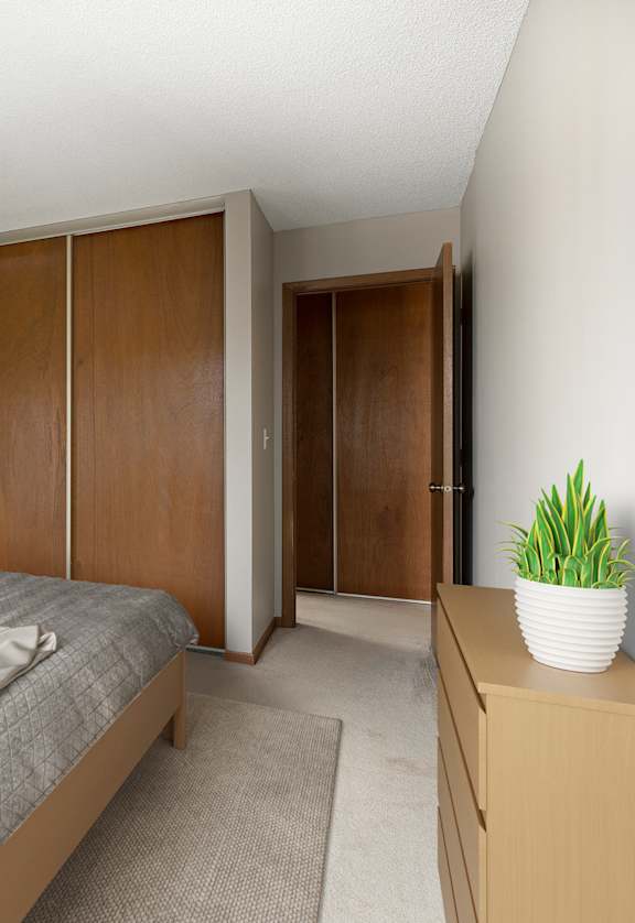 Bedroom at MacLaren Hill, St. Paul, MN