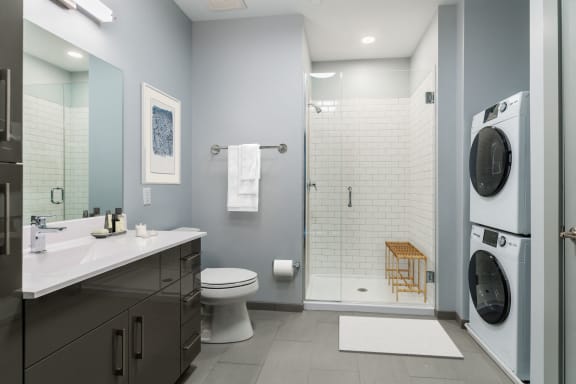 Modern Stand Up Shower at Nightingale, Providence, RI