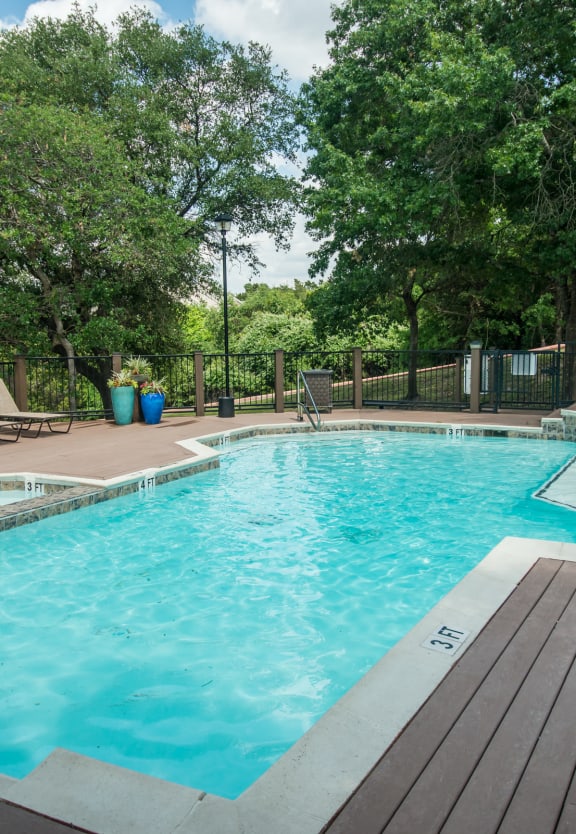 take a dip in our resort style pool at Madison at the Arboretum, Texas