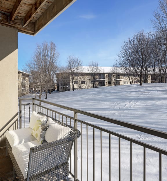 Balcony And patio at Shadow Hills, Plymouth, MN, 55442