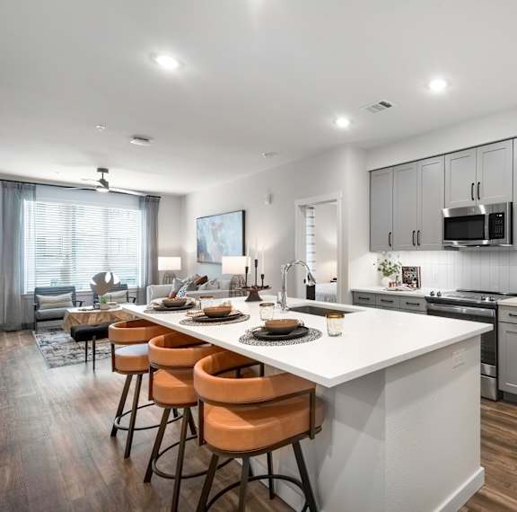 The Hensley Apartment Kitchen Countertop Photo