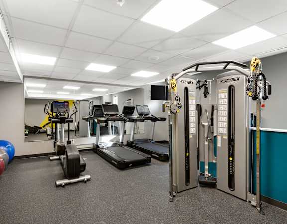 A gym with a variety at Park Towers, St. Louis Park, MN