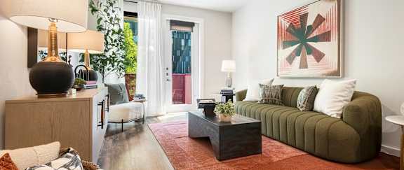 Lamar Union Apartment Modern Kitchen Photo
