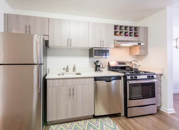 Modern Kitchen With Custom Cabinet