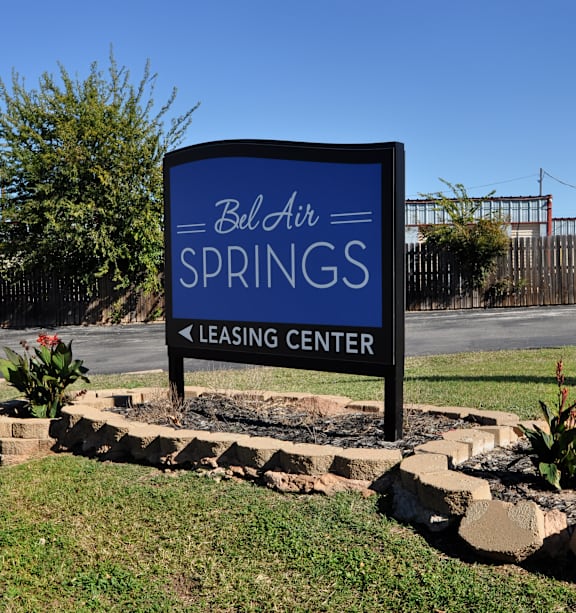 Bel Air Springs Monument Sign