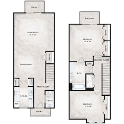 Floor Plan tu2-th