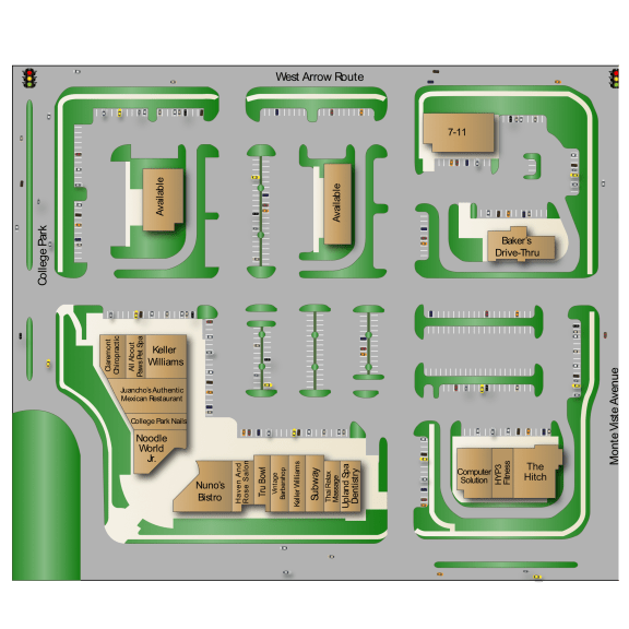 local area shop retail map