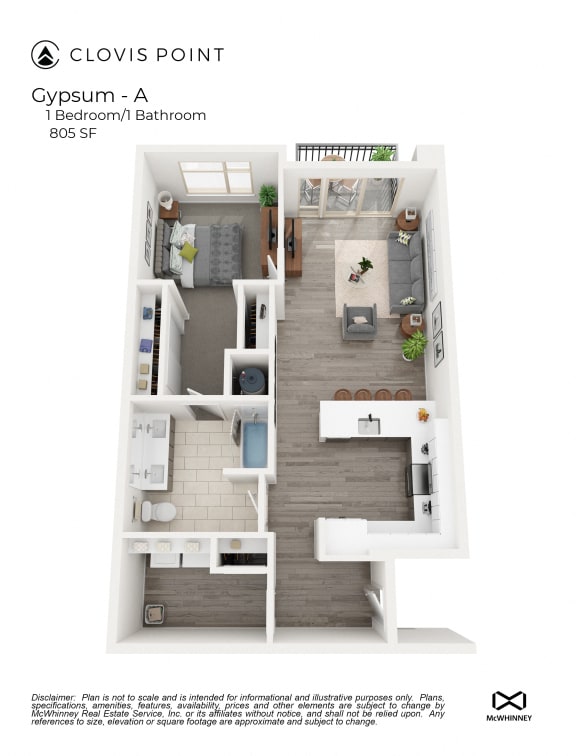 Gypsum Floor Plan at Clovis Point, Longmont, 80501